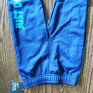 Nike Baby Jogger Pants – Blue “Just Do It” Athletic Sweatpants